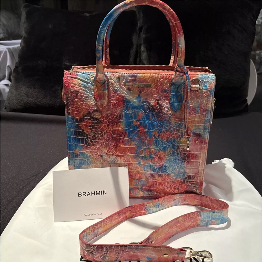 Brahmin Bag Caroline Calica Melbourne New! - Picture 2 of 14